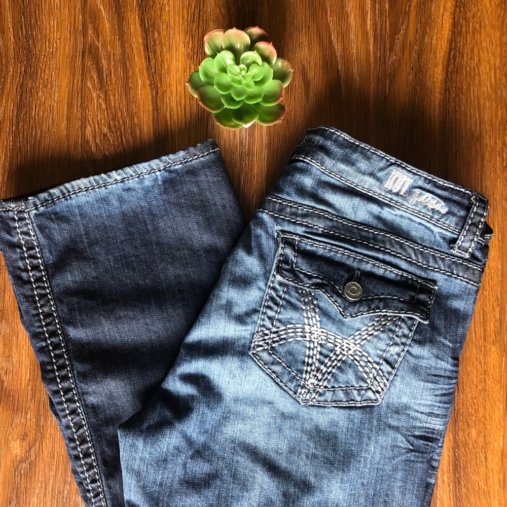 Kut From the Kloth Bootcut Flap Pocket Jeans- 12